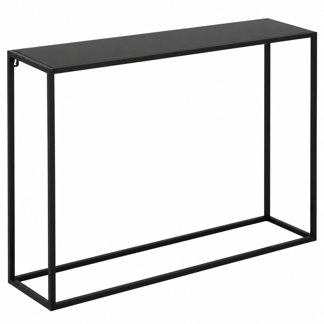 Industrieller Konsolentisch Schwarz - Metall, 74x115x32 cm