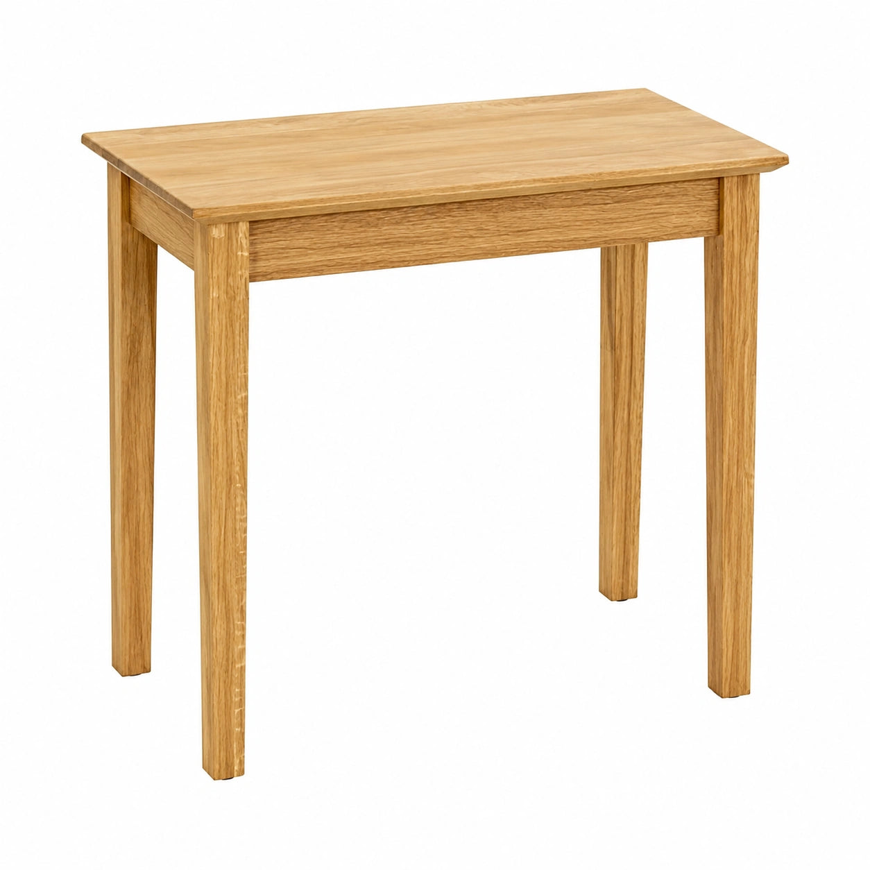 HAKU Beistelltisch Eiche Massivholz Traditionell B 56 x H 52 x T 30 cm